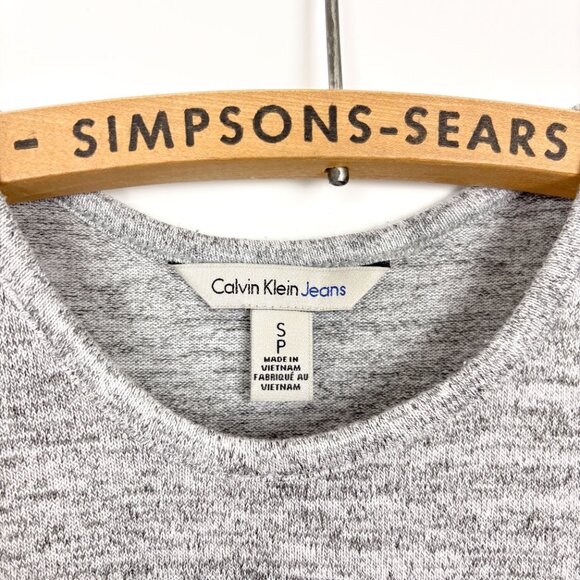Calvin Klein Jeans Womens Knit Heather Grey Tank Top Size Small - Picture 2 of 4